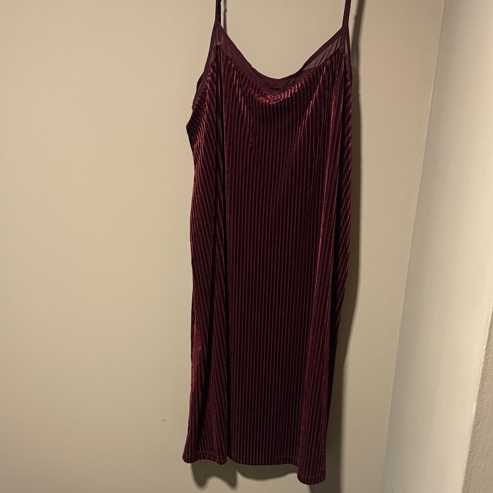 Mudd Burgundy Mini Dress